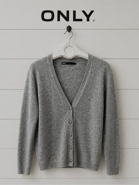 ONLY Classic Gray cardigan size L